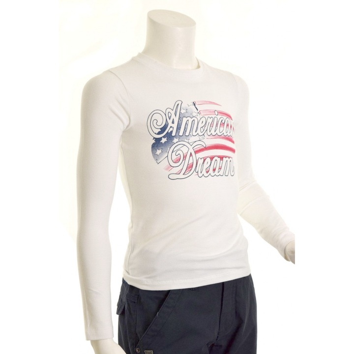 Feher amerikai Gatti polo, lany, Fehér