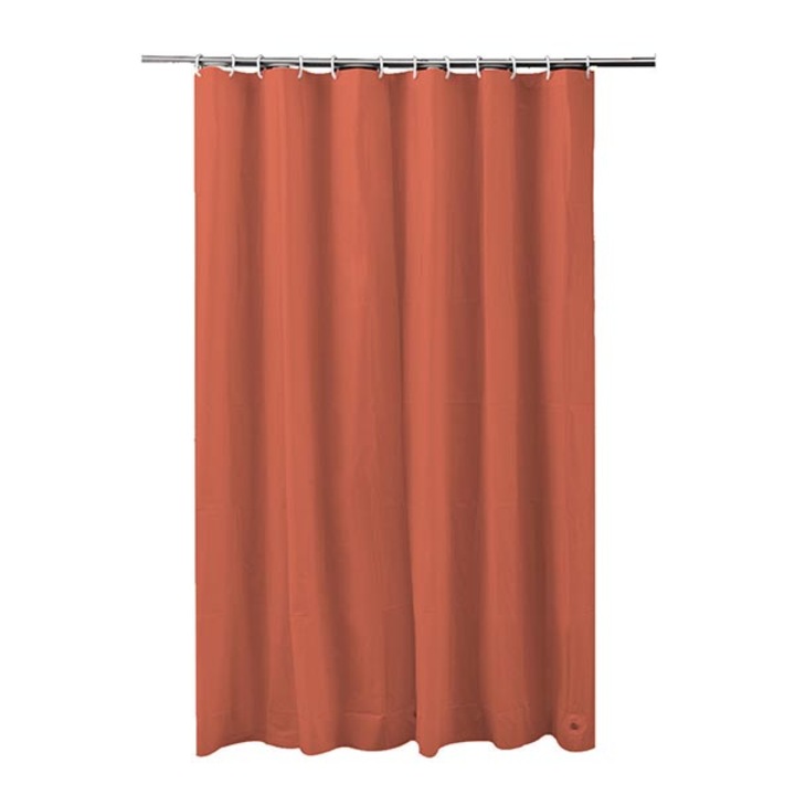 Текстилна душ завеса, Frandis, 180x200 см, полиестер, тухла, модел Теракота