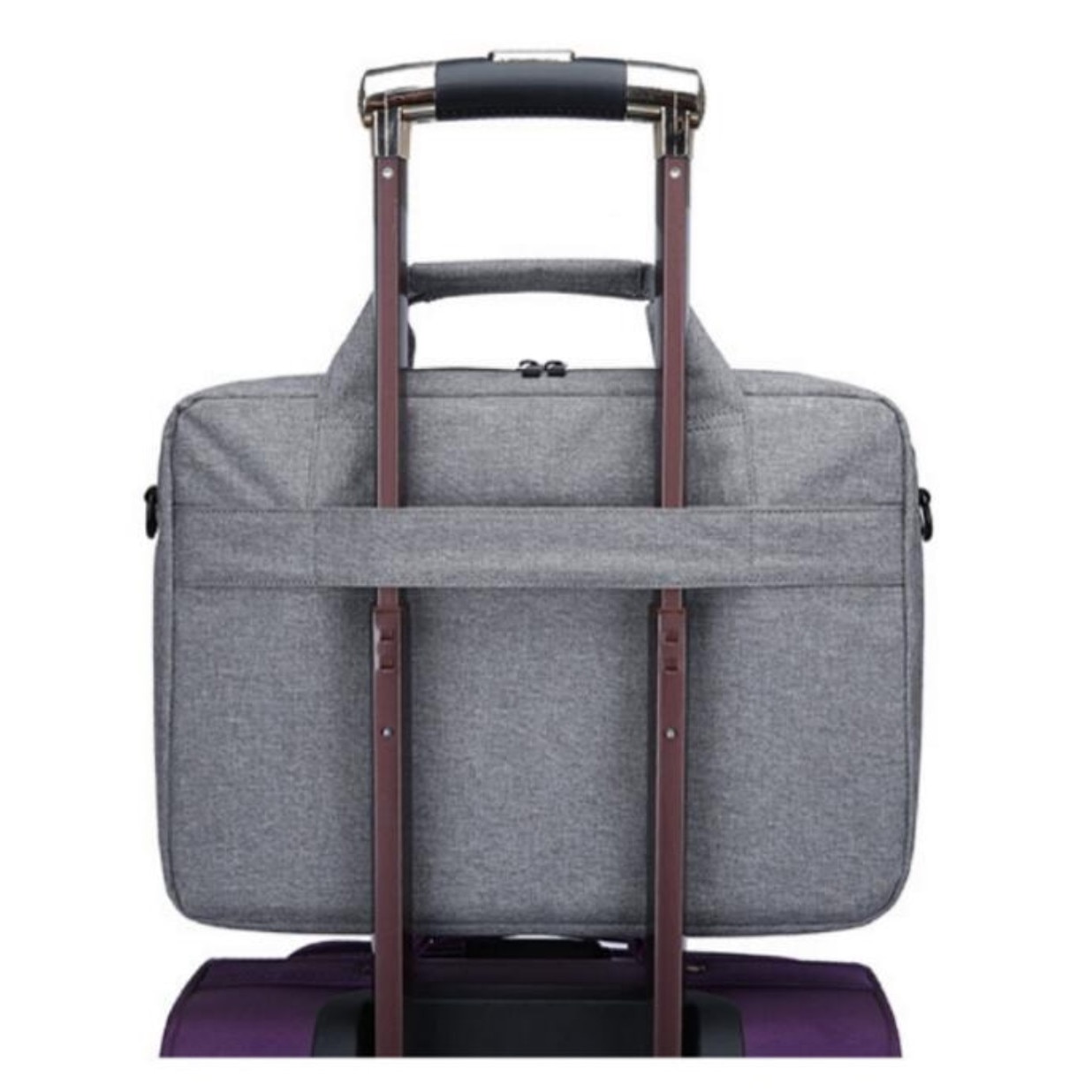 Geanta compatibila cu Macbook Air/Pro, Impermeabil, 42x32x7, Gri