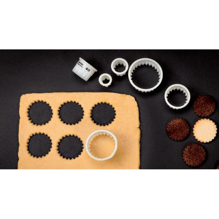 Формичка Matfer Exoglass Round Grooved Ø 8 см