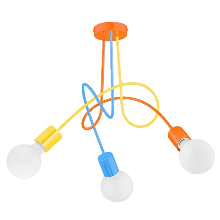 Полилей Tango, Alfa, Метал, Цокъл E27, Многоцветен