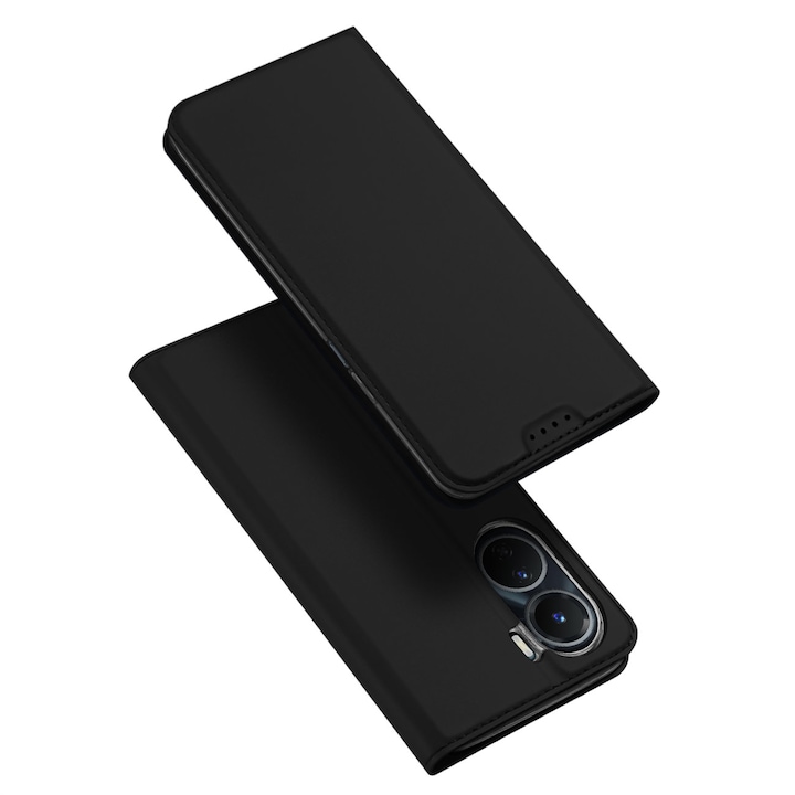 Dux Ducis Skin Pro pénztárca tok Vivo Y16 / Y02s-hez, fekete