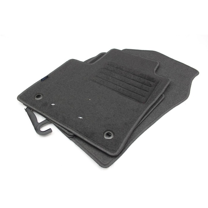 Комплект стелки за автомобил Petex, За Toyota C-HR (2016+), Мокет / Текстил, Черен, 4 броя