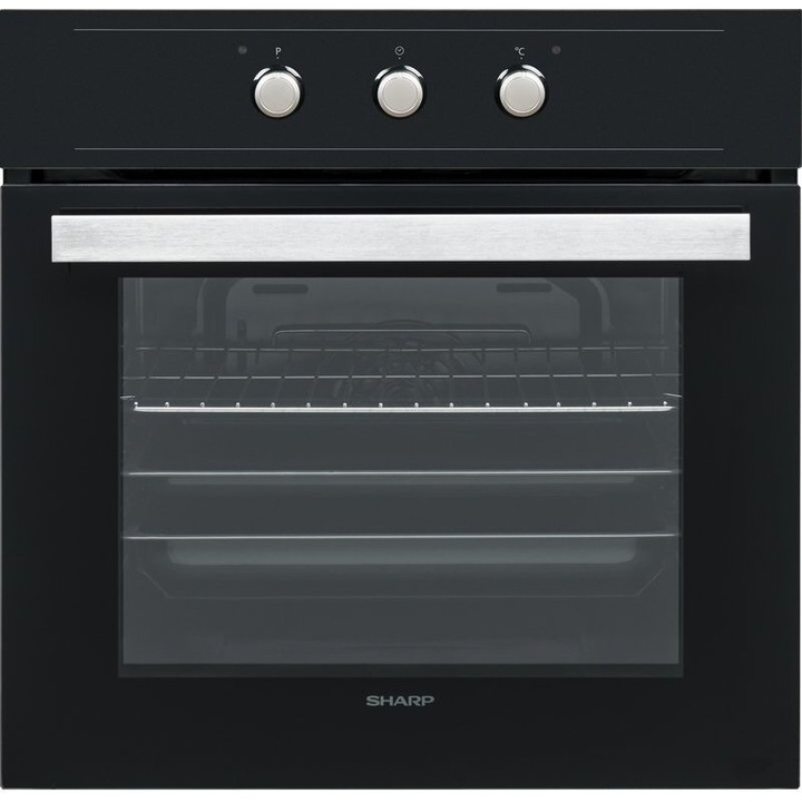 Фурна за вграждане Sharp K-50M22BL2, Мултифункционална, 65 л, Клас А, Черна