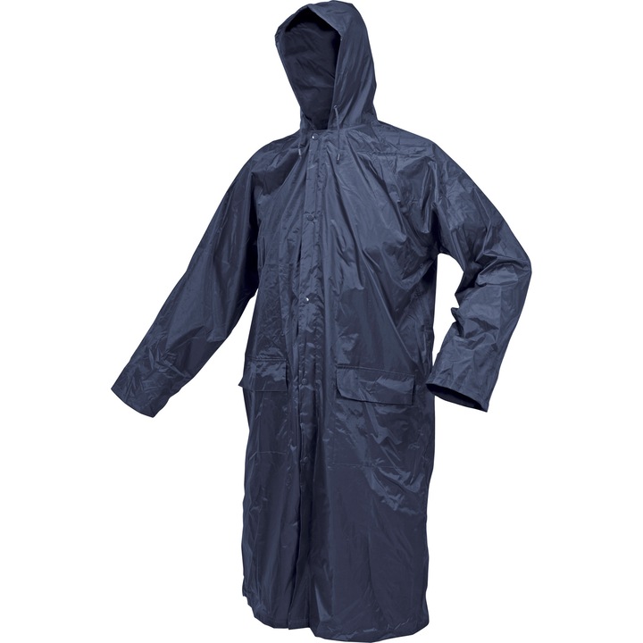 Esőkabát, Vorel, poliészter/PVC, sötétkék, 2XL