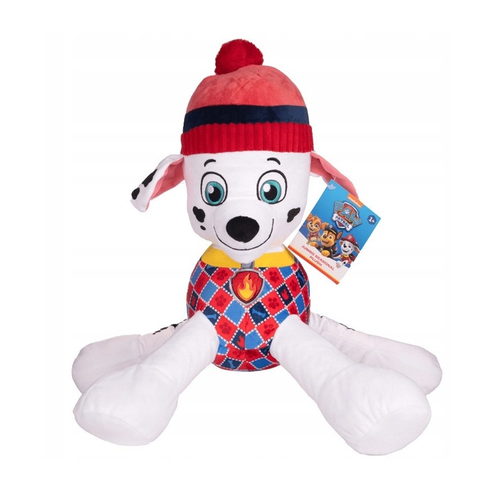 Плюшена играчка Paw Patrol Marshall, Nickelodeon, 50 см, многоцветна