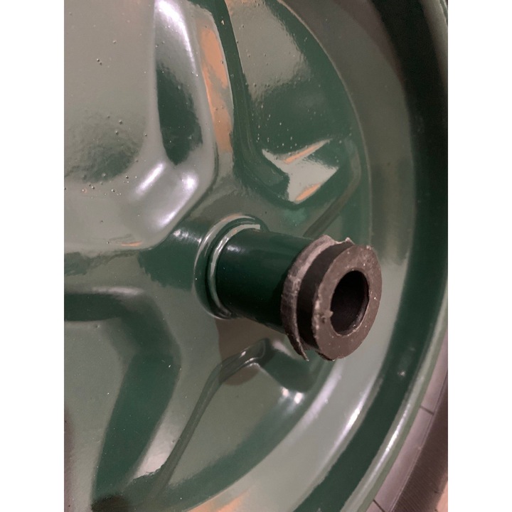 Roata Pentru Roaba Cu Bucsa plastic 3.50-8, Diametru Ax 14mm
