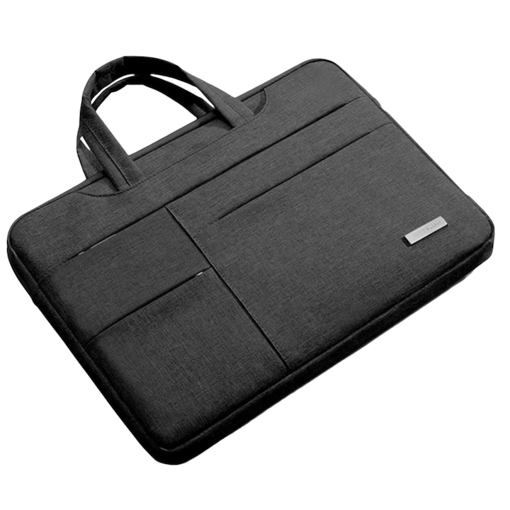 Geanta pentru Macbook Air Pro 13, Etui, Plastic, Negru