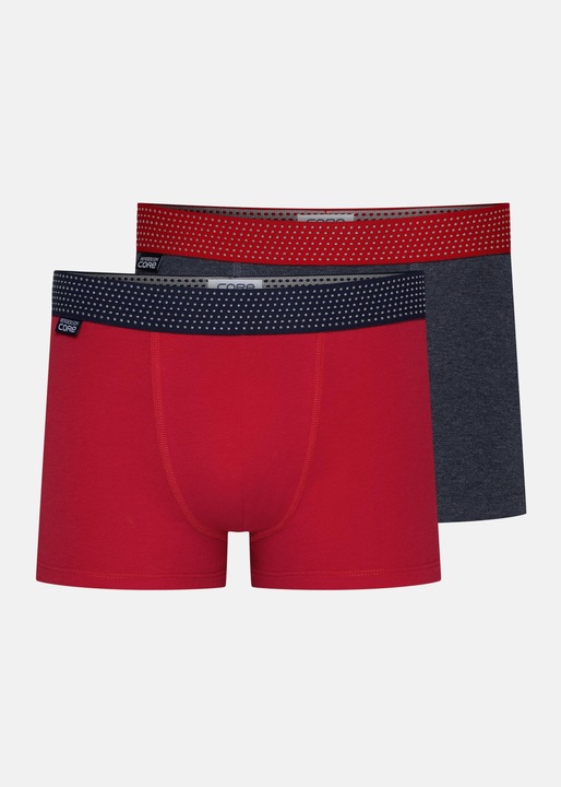 Set 2 perechi Pantaloni scurti tip boxeri Henderson BLAST, Bleumarin/Rosu, Rosu/Bleumarin