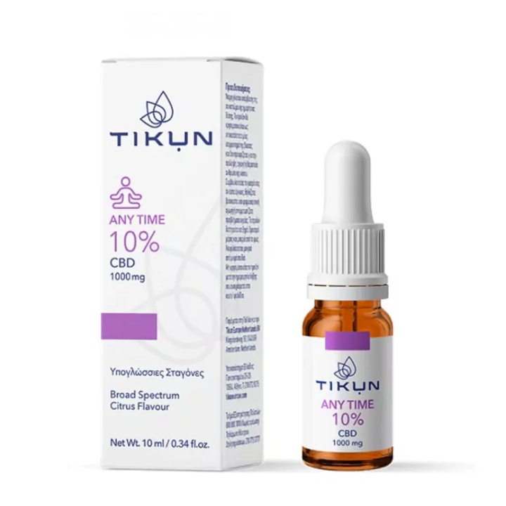 Ulei de canepa, Tikun, Any time 10% CBD, 10 ml