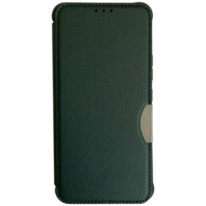 Предпазен калъф Razor Carbon, Book, за Samsung Galaxy A53 5G, Тъмнозелен/Черен