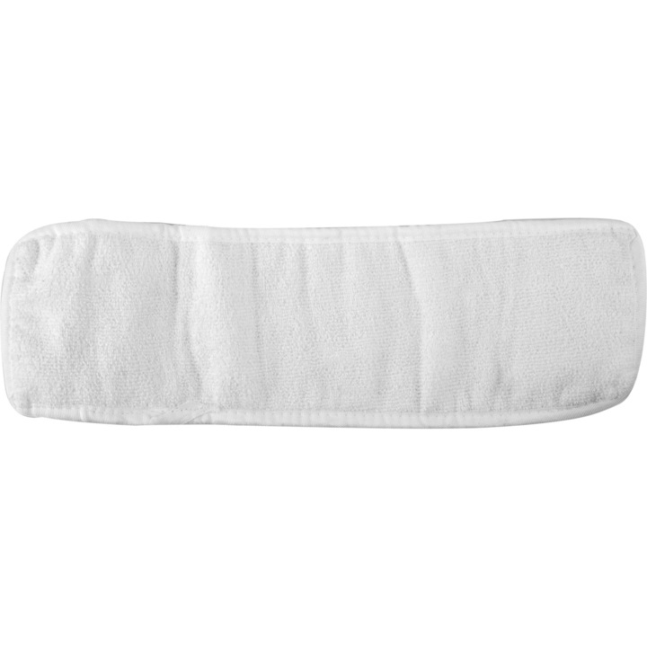 Set 3 rezerve mop, Lund, Microfibra, Pentru aparat de curatat cu aburi 67201, 35 x 11 cm, Alb