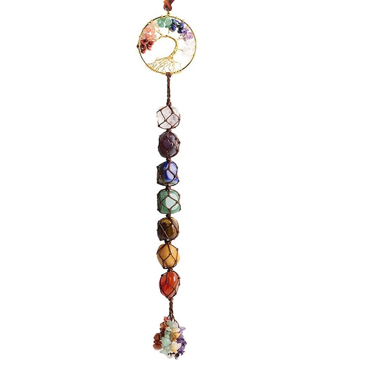 Ornament de agatat, Bomstom, 350mm, Multicolor