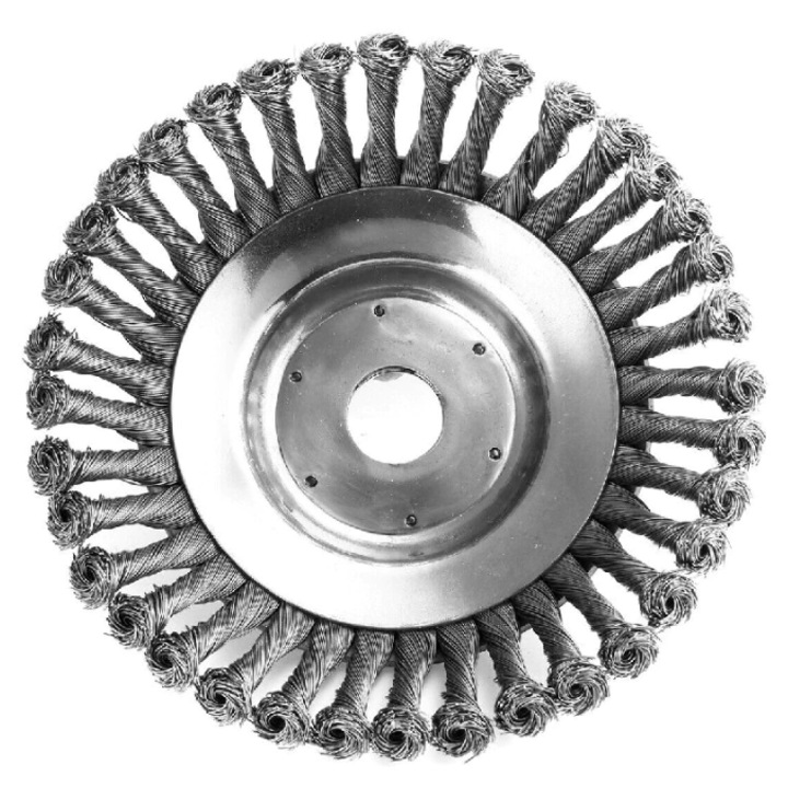 Disc Perie Sarma 200mm pentru Motocoasa, rezistent, eficient în curățare, montaj ușor