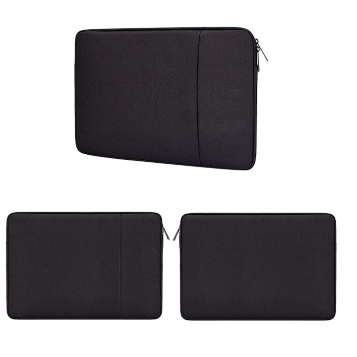 Husa pentru Macbook AIR PRO, Etui, Plastic, Negru