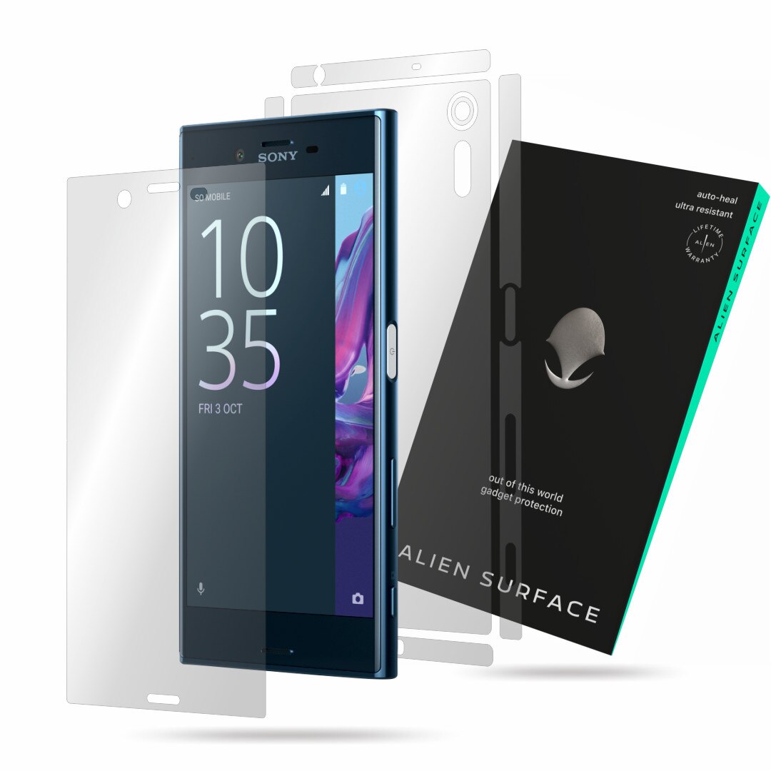 Folie Alien Surface, Sony Xperia XZ, protectie ecran, spate, laterale