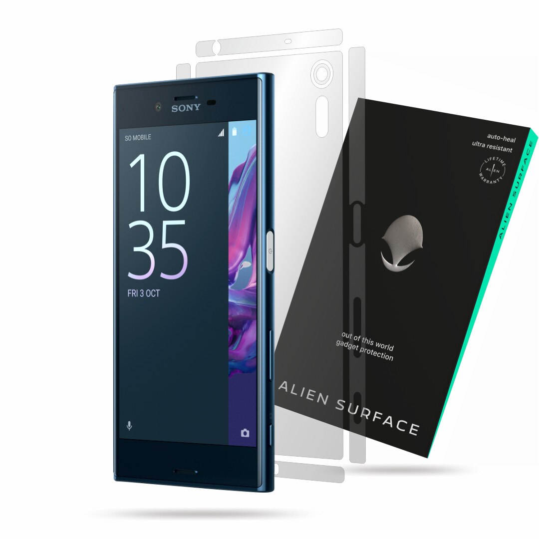 Folie Alien Surface, Sony Xperia XZ, protectie spate, laterale