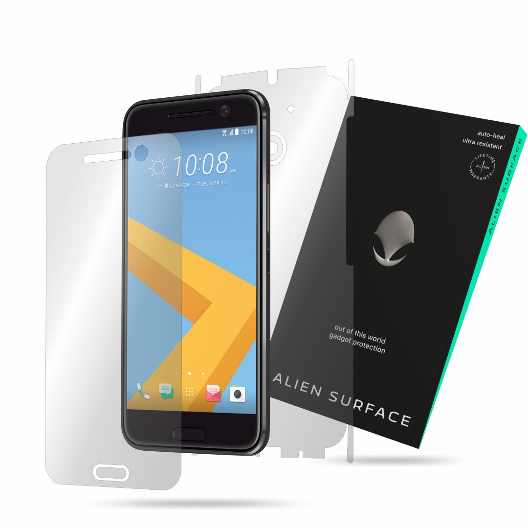 Folie Alien Surface, HTC 10, protectie ecran, spate, laterale