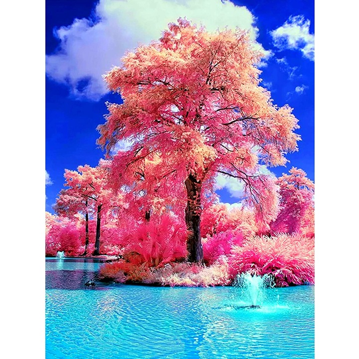 Set de broderie cu diamante 5d, Pictura cu diamante 30x40cm, Kit Goblen 5D100