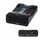 Адаптер SCART към HDMI, 8,8 см, черен