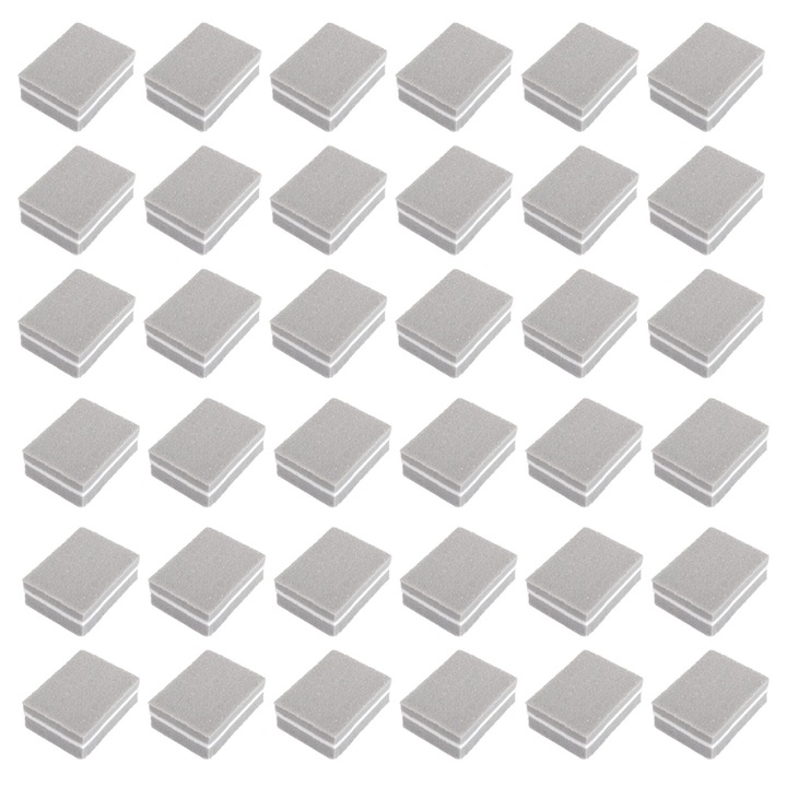 YANYXR BST2001387-5 mini körömreszelő, 100 darab, szürke, 3,5 x 2,5 x 0,9 cm
