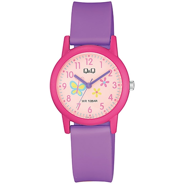 Ceas dama Q&Q V23A-014VY Quartz Roz