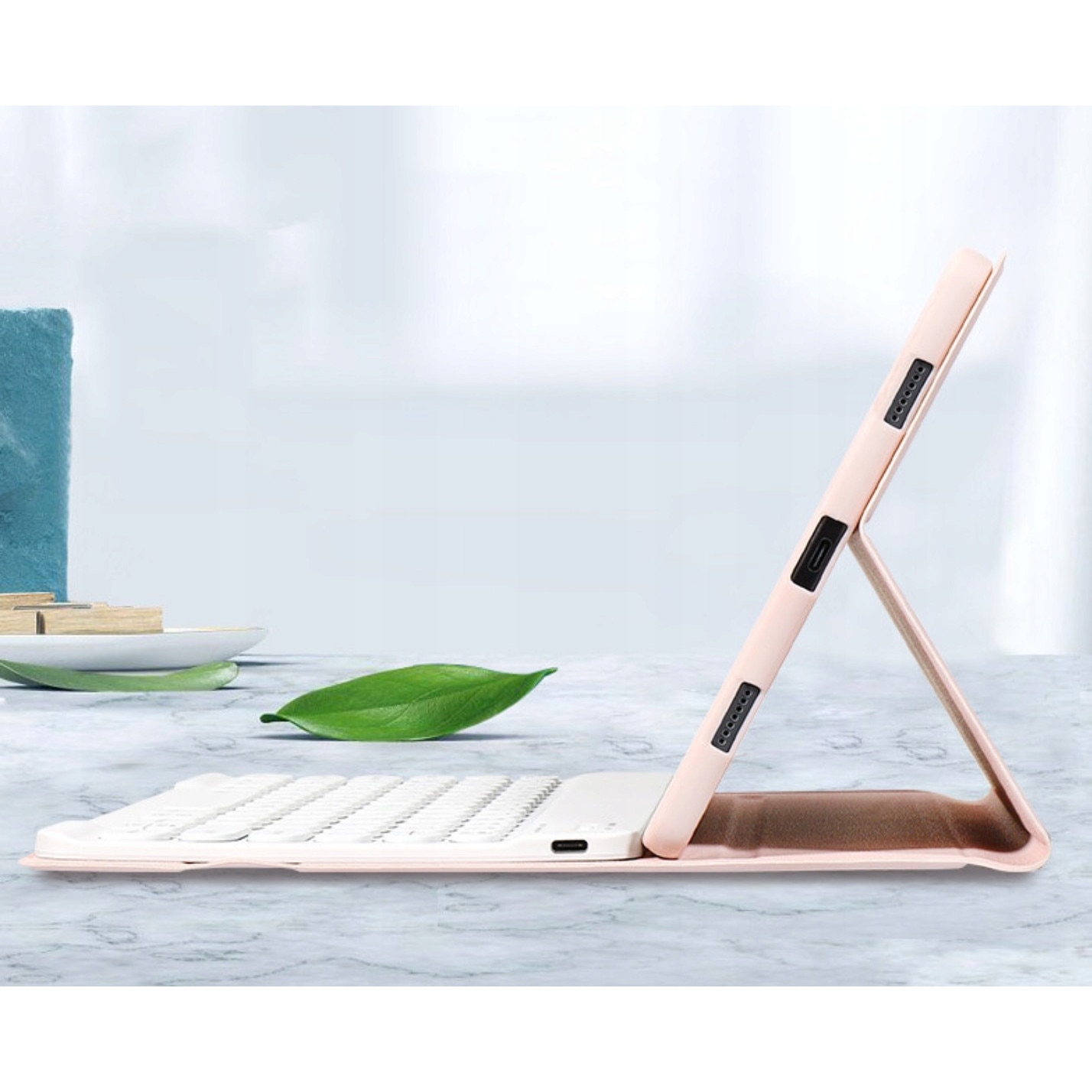 Husa cu tastatura si mouse, Compatibila cu Lenovo Tab M10, Negru