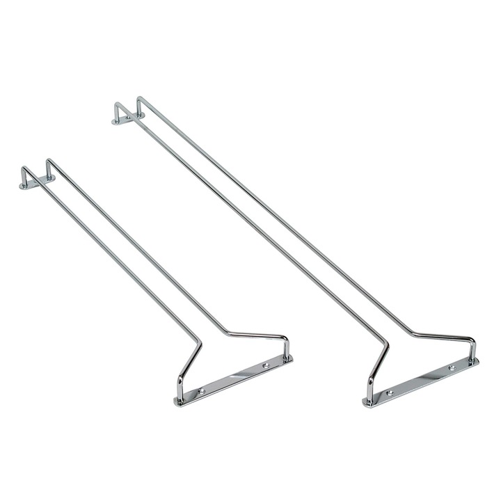 Krómozott pohártartó, 615x145mm