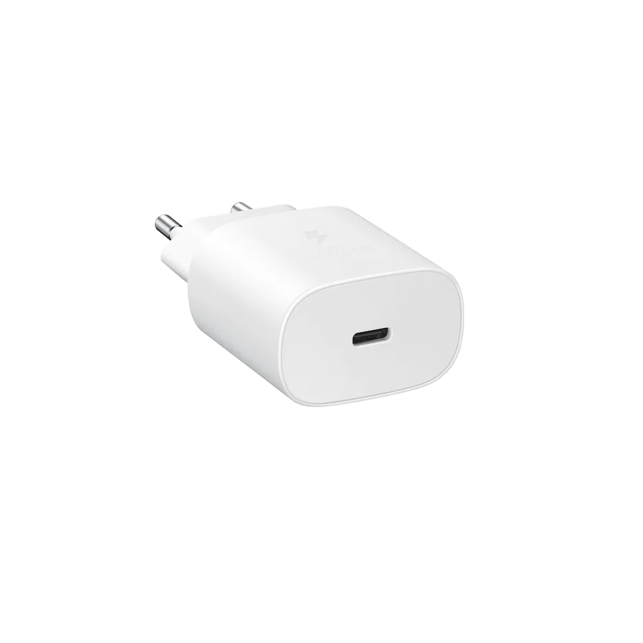 Set GSM cu Casti AKG Tpe-C si Adaptor Priza Fast Charging 25W USB-C Set Blister Alb