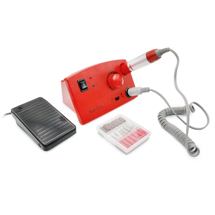 Електрически рутер, Global Fashion, ZS-602, 45W, 35000 об./мин., Червен