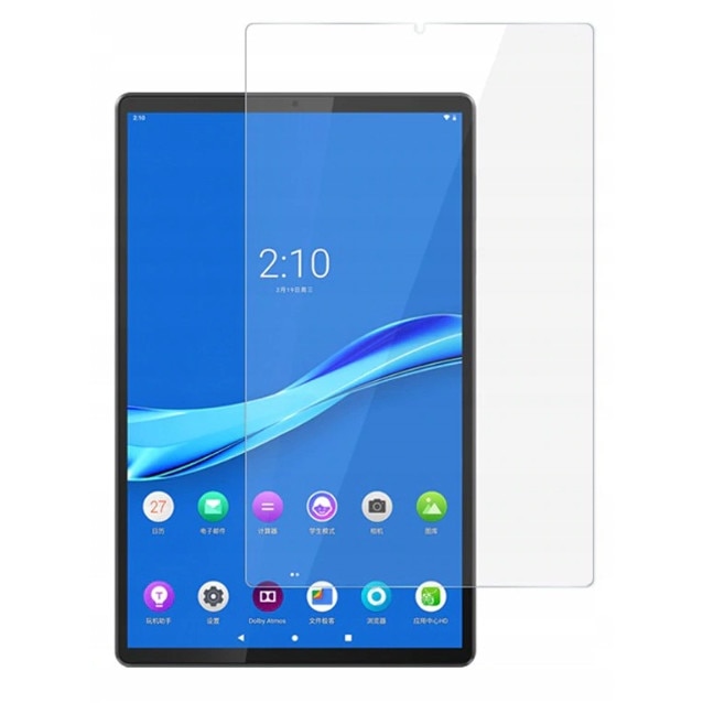 Set husa tableta/folie de protectie/stylus, Piele ecologica, Compatibil cu Lenovo Tab M10 HD 2 GEN, Negru