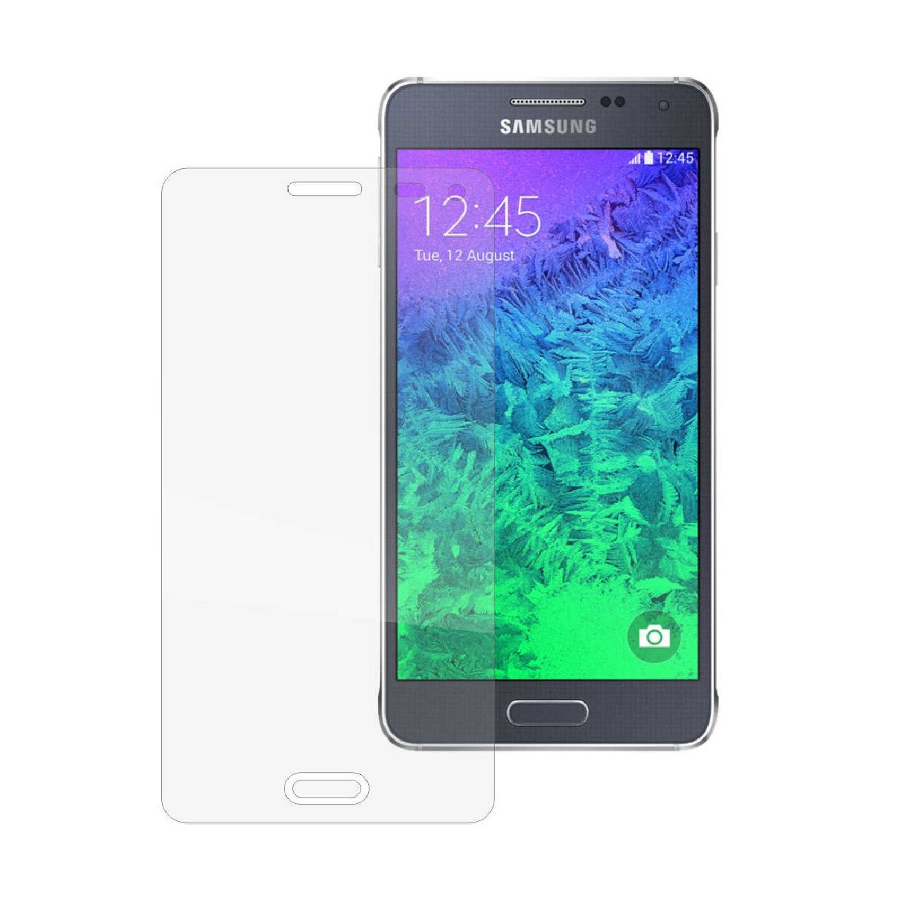 Folie Protectie Ecran, Acoperire Totala, Adeziva si Foarte Flexibila, Invisible Skinz Ultra-Clear AutoRegeneranta pentru Samsung Galaxy Alpha