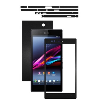 Folie de protectie Carbon Skinz, Husa de tip Skin Adeziv pentru Carcasa, Negru Mat dedicata Sony Xperia Z Ultra Folie de protectie Carbon Skinz, Husa de tip Skin Adeziv pentru Carcasa, Negru Mat dedicata Sony Xperia Z Ultra