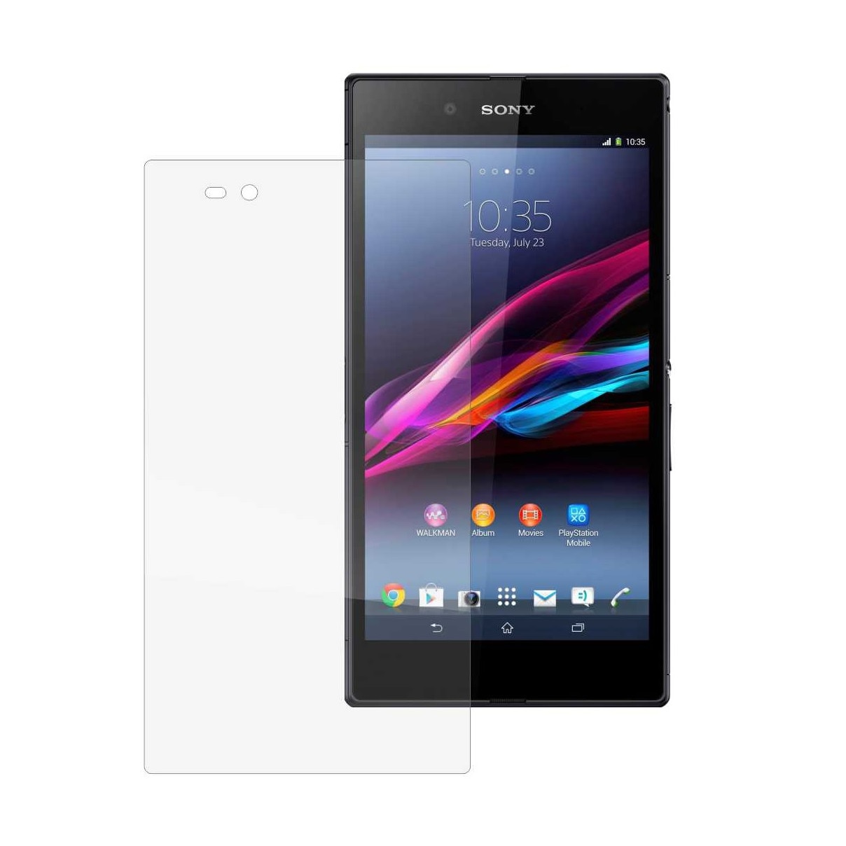 Folie Protectie Ecran, Acoperire Totala, Adeziva si Foarte Flexibila, Invisible Skinz Ultra-Clear AutoRegeneranta pentru Sony Xperia Z Ultra