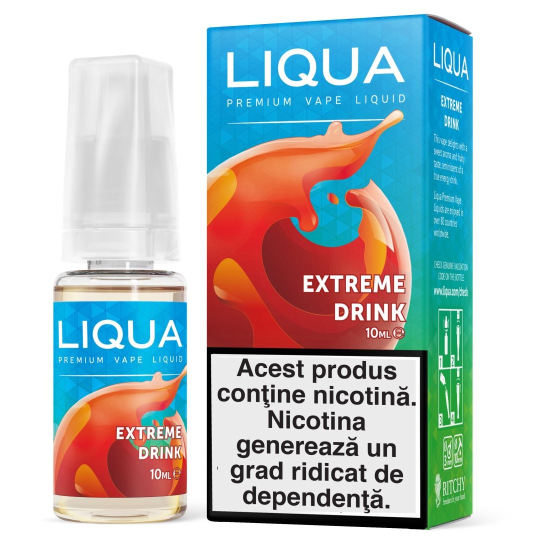 Lichid pentru Tigara Electronica Liqua Elements Extreme Drink 0mg/ml 10 ml