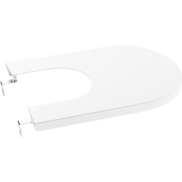 Capac bideu Roca Inspira Round Supralit®, soft close, alb 37,4x53,2 cm