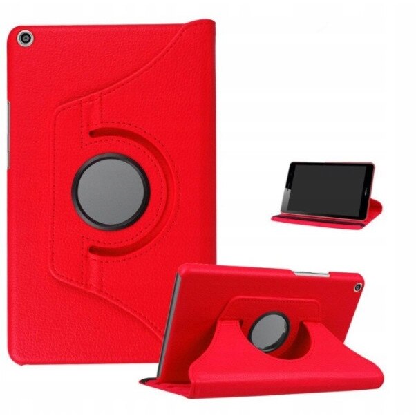 Husa de protectie tableta, Piele ecologica, Compatibila cu Huawei MediaPad T3 10, Rosu