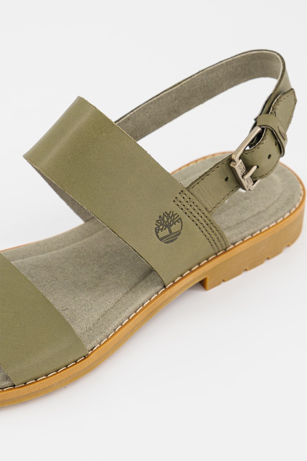 Timberland, Кожени сандали Chicago Riverside 2, Армия зелено, 6 - eMAG.bg