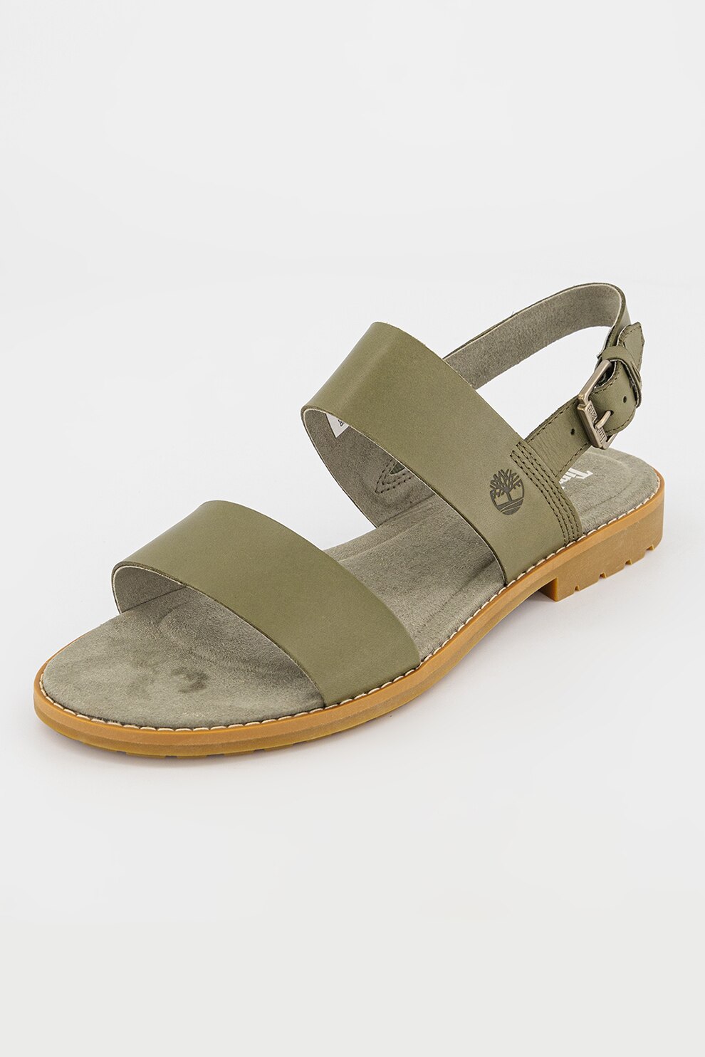 Timberland, Кожени сандали Chicago Riverside 2, Армия зелено, 6 - eMAG.bg