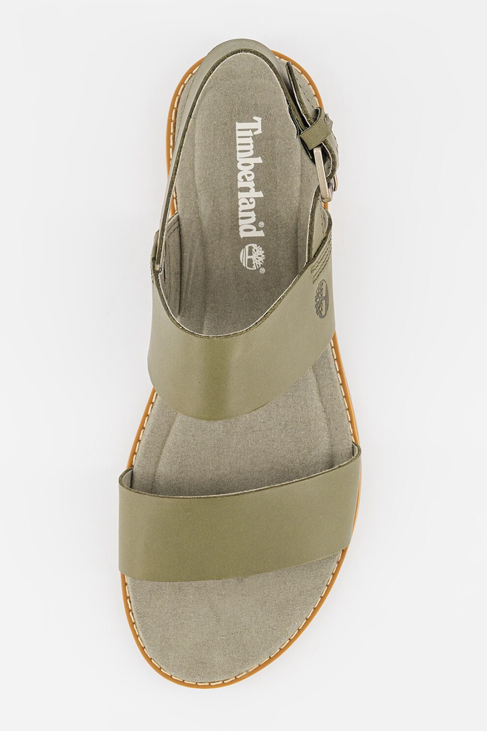 Timberland, Кожени сандали Chicago Riverside 2, Армия зелено, 6 - eMAG.bg