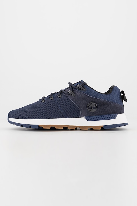 Timberland, Pantofi sport de plasa cu logo Sprint Trekker, Bleumarin