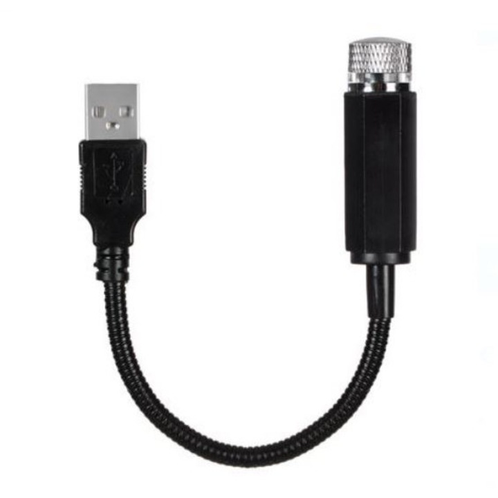 Lézerlámpa autómennyezetre, SkyLight, USB tápegységgel, RoHS