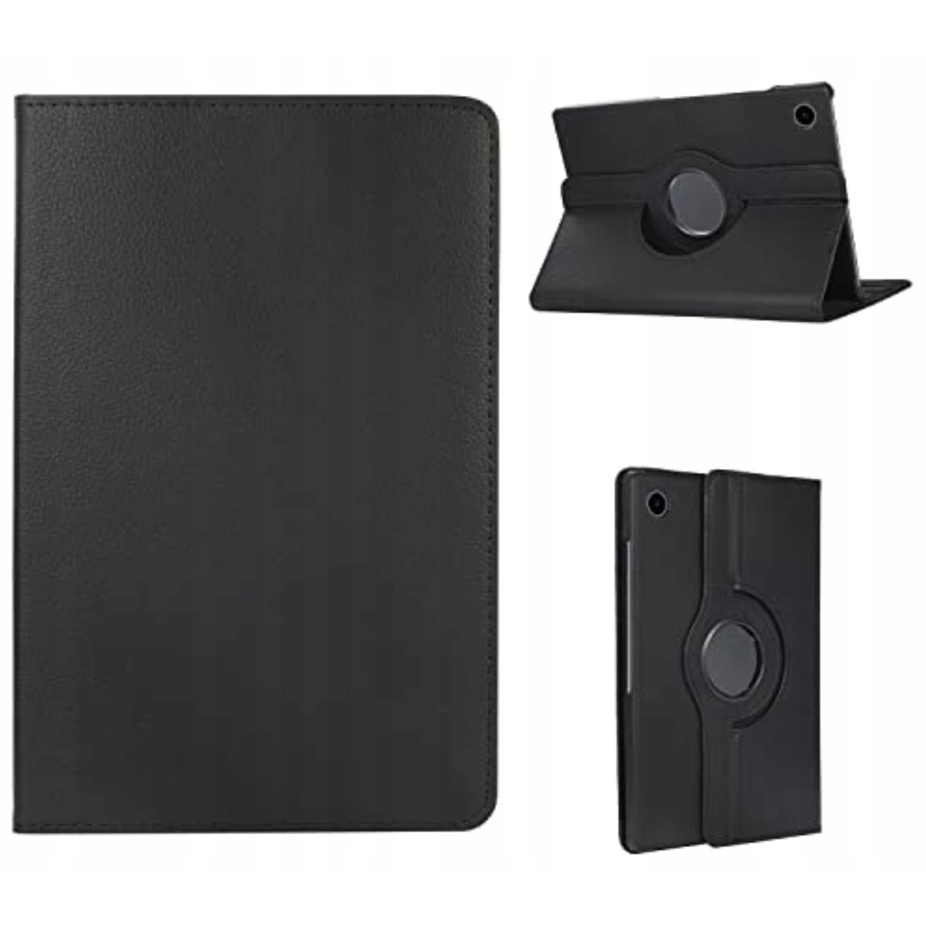 Husa de protectie tableta, Piele ecologica, Compatibila cu Samsung Galaxy Tab S8, Negru