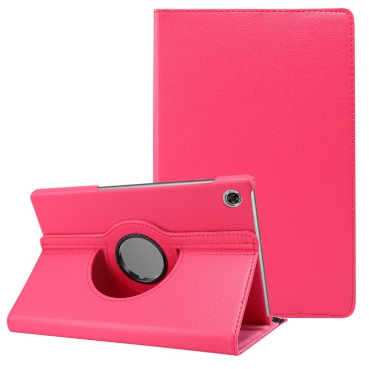 Huzat Lenovo Tab M10 10.1", Ökológiai bőr, rózsaszín