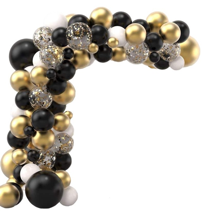 Set arcada baloane majorat zi de nastere nunta 124 piese