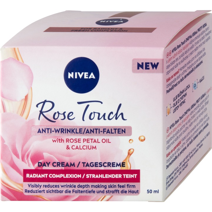 NIVEA Rose Touch дневен крем за лице против бръчки 50 мл