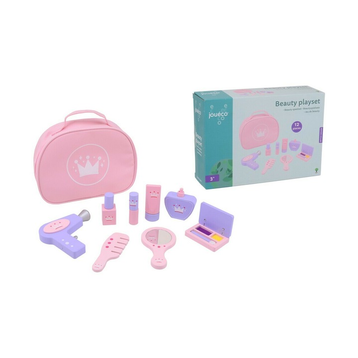 Joueco - FSC minősítésű fa szépség szett, 12 db, 3 év+, Többszínű