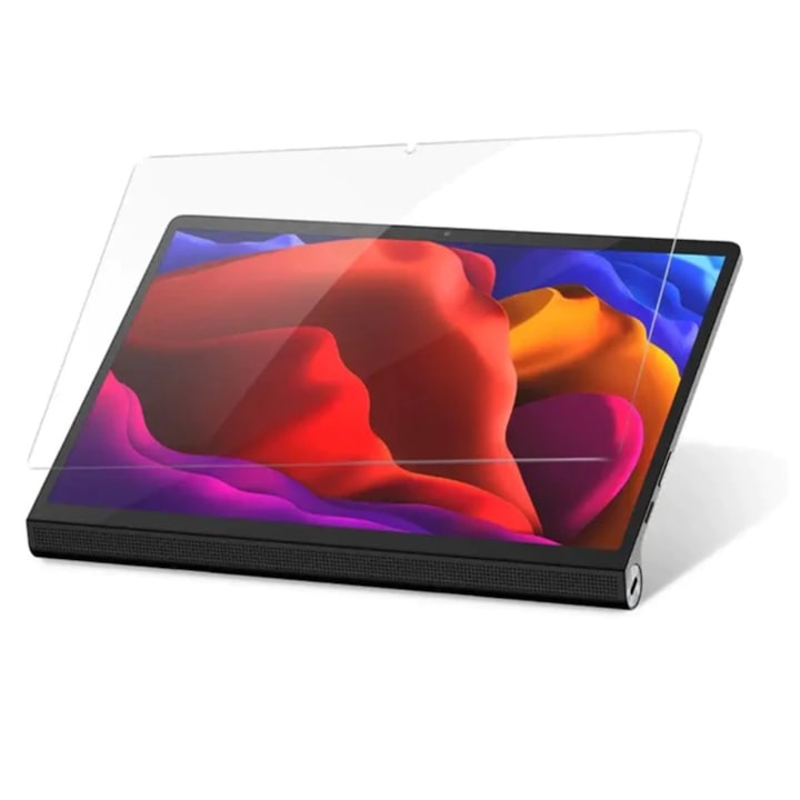 Folie de protectie tableta, Sticla, Compatibila cu Lenovo Yoga Smart Tab, Transparent