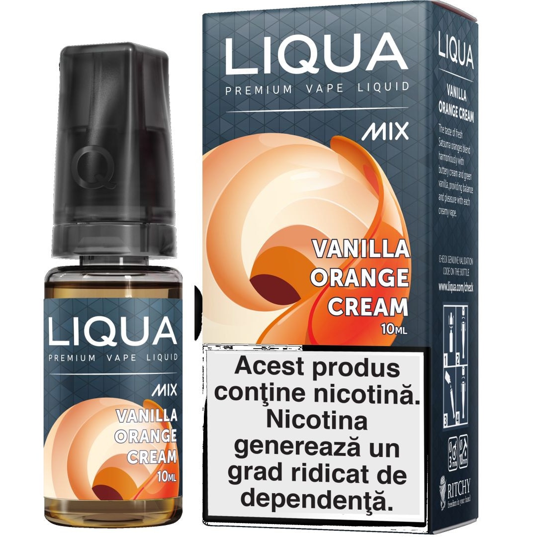 Lichid pentru Tigara Electronica Liqua Mix Vanilla Orange Cream 6mg/10ml