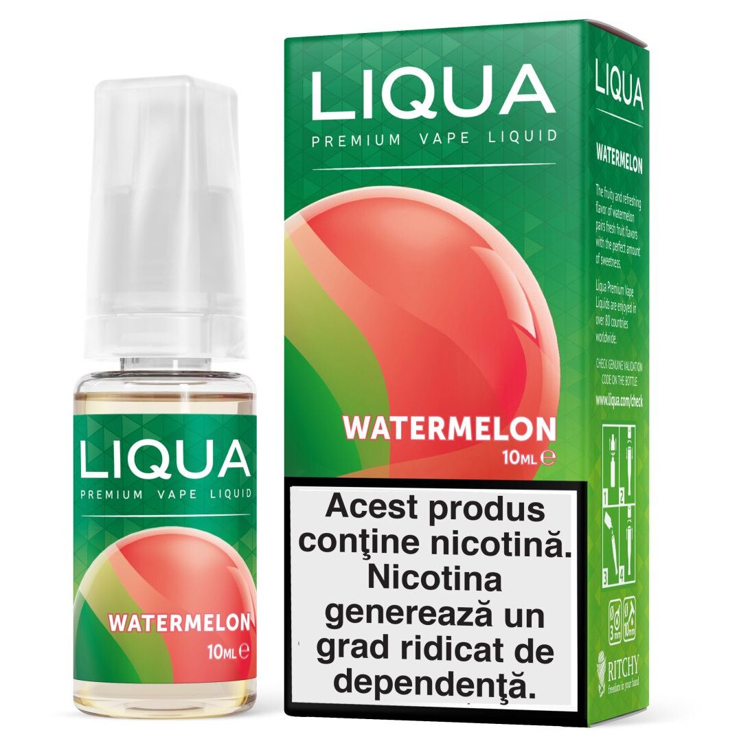 Lichid pentru Tigara Electronica Liqua Elements Watermelon 0mg/10ml